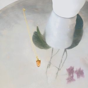 Natural stone necklace